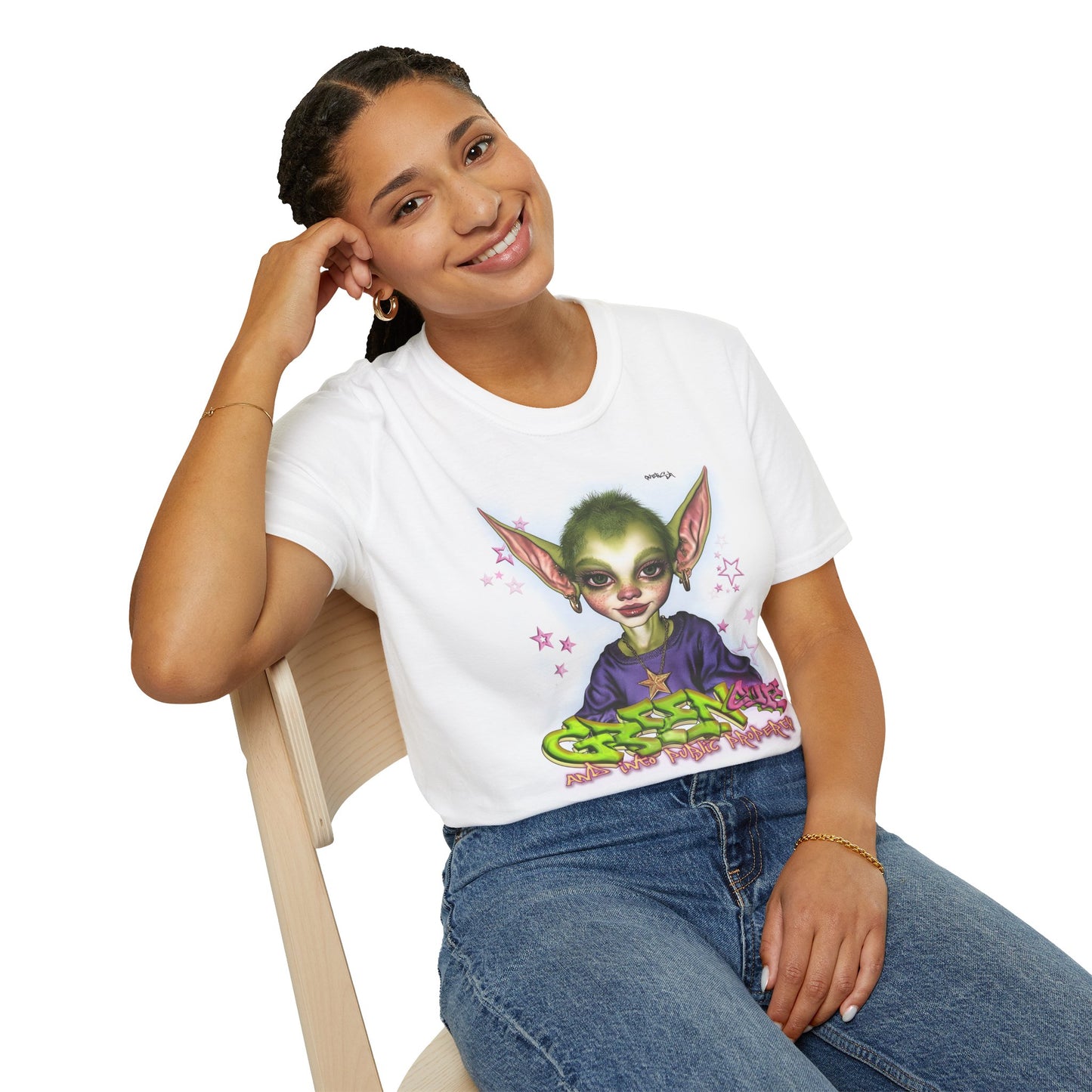 Cute Leftist Goblin Punk Princess Tee