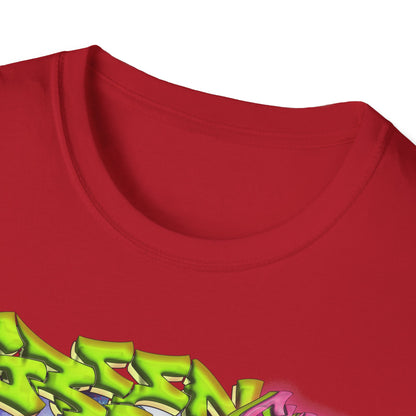 GREEN & CUTE Troll Vibrant Graphic T-Shirt