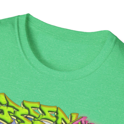 GREEN & CUTE Troll Vibrant Graphic T-Shirt