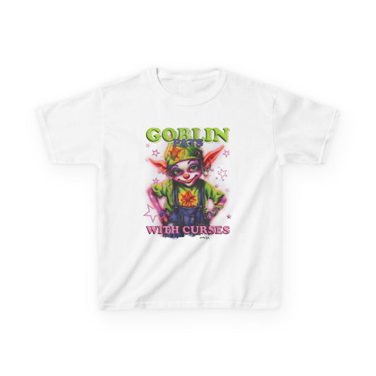 For Kids - Goblin Pays With Curses Tee - Leftist Goblin Series