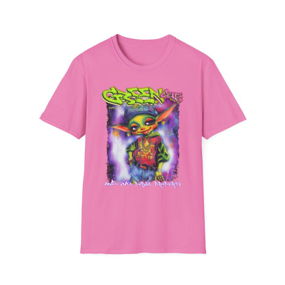 GREEN & CUTE Troll Vibrant Graphic T-Shirt