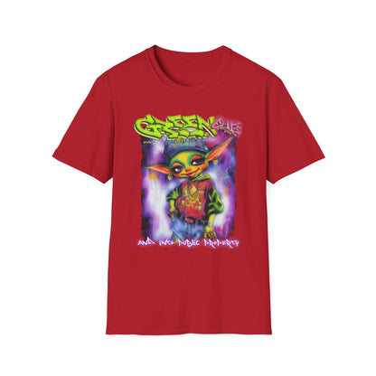 GREEN & CUTE Troll Vibrant Graphic T-Shirt