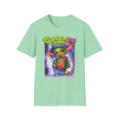 GREEN & CUTE Troll Vibrant Graphic T-Shirt