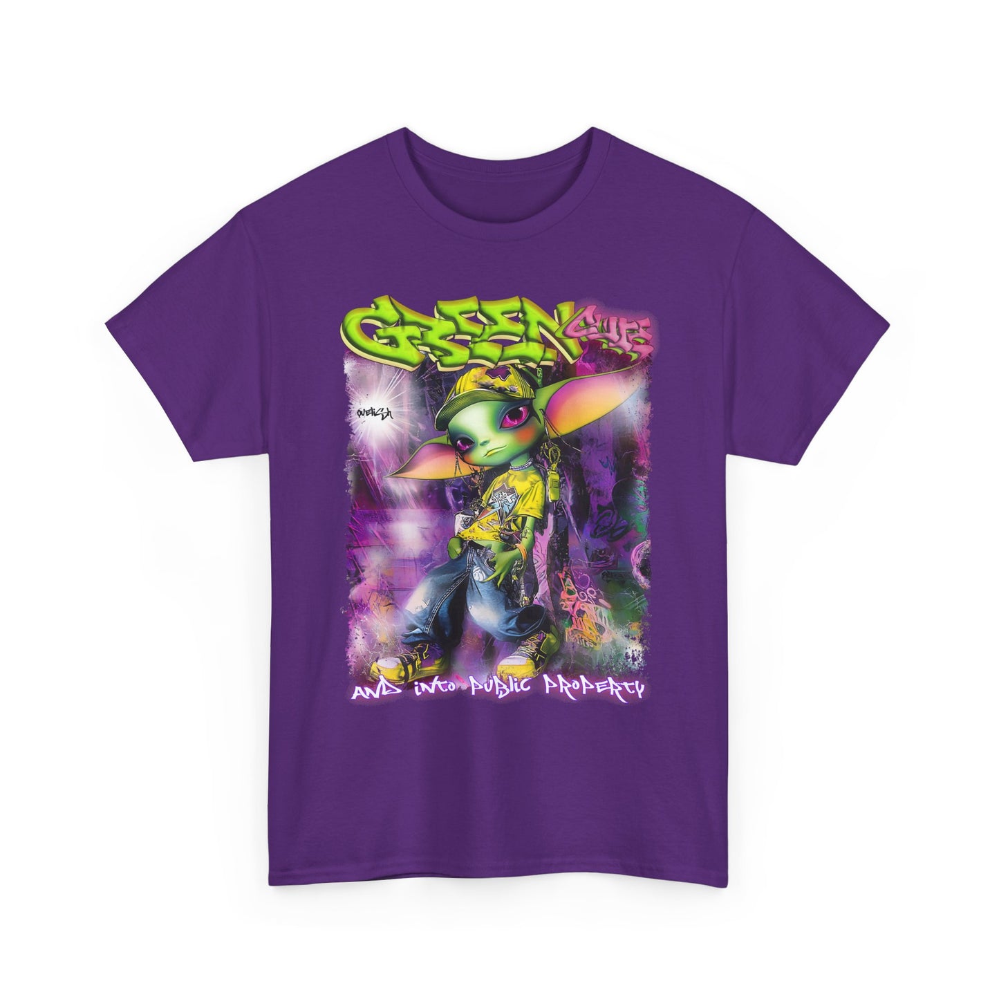 GREEN & CUTE Stylish Unisex Heavy Cotton Tee